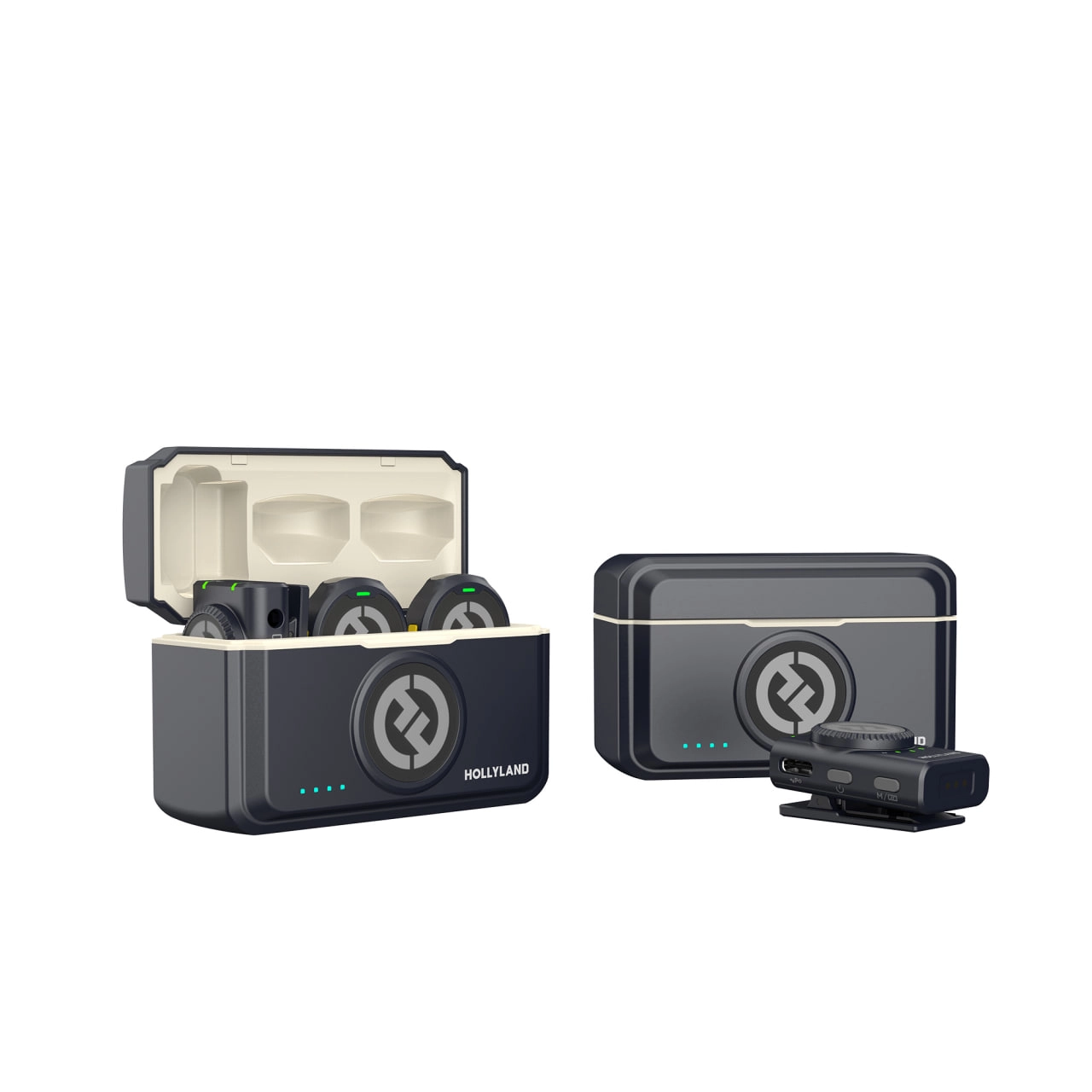 Hollyland Lark M2 Combo simsiz mikrofon tizimi, Black arzon