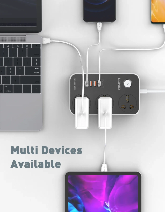 Удлинитель LDNIO SC3412 рассрочка