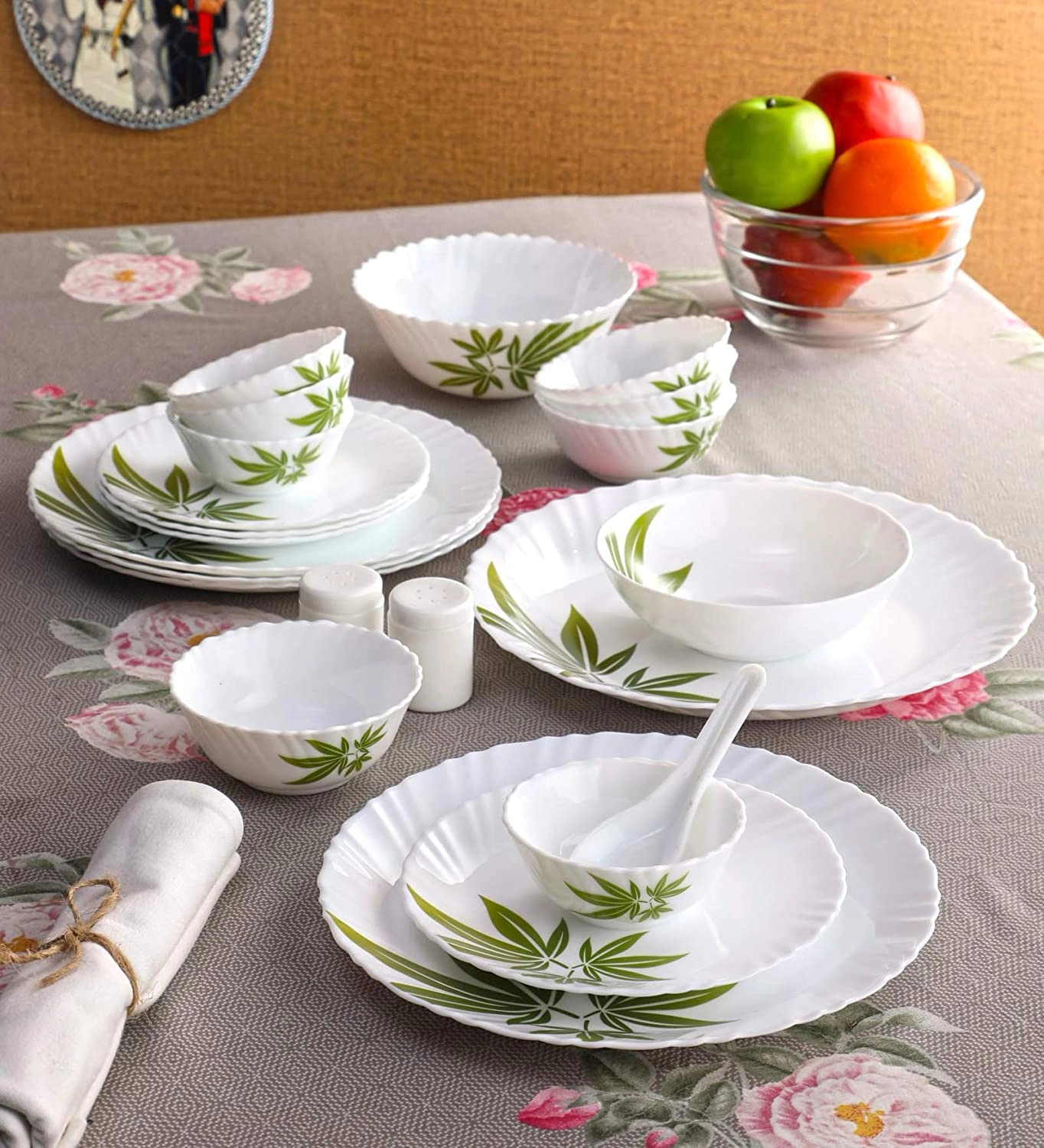 Столовый сервиз Diva La Opala Fluted Green 50 предметов недорого