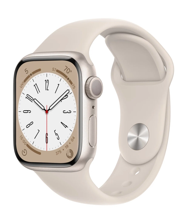 Apple Watch Series 8 GPS 41mm Starlight smart-soati - rasm №2 Apple Watch Series 8 GPS 41mm Starlight smart-soati sotib olish