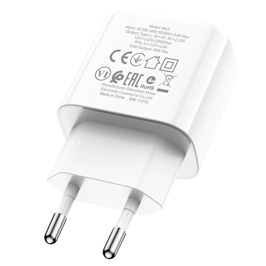 Borofone BN3 30W oq zaryadlash qurilmasi bo'lib to'lash