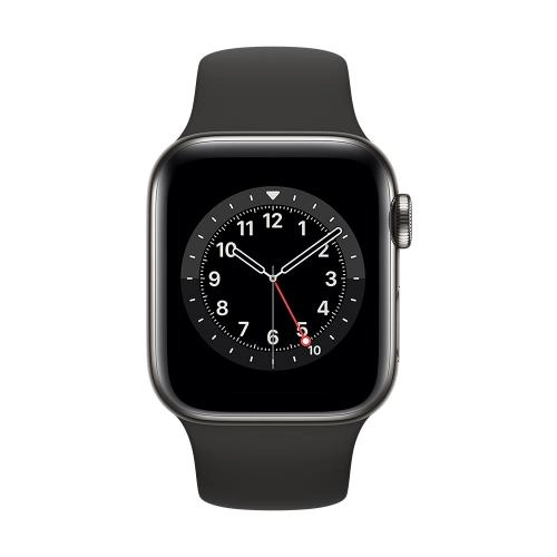 Смарт часы Apple Watch Series 6 GPS + 4G 44mm Stainless Steel Case (Black) недорого