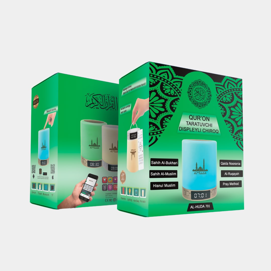 Qur&rsquo;on taratuvchi displeyli chiroq (Al-Huda 701) O'zbekistonda