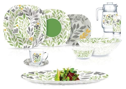 Luminarc Alvis green 46 buyumli dasturxon servizi sotib olish