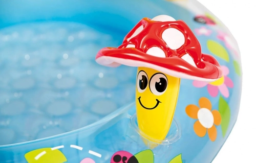 "Muxomor qo‘ziqorini" Intex 57113 bolalar uchun shishiriladigan basseyni arzon