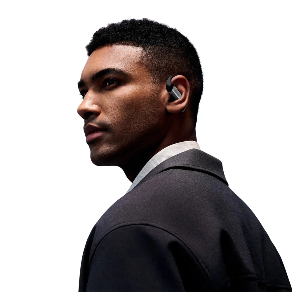 Shokz OpenFit Pro Black sport uchun simsiz TWS quloqchinlari bo'lib to'lash