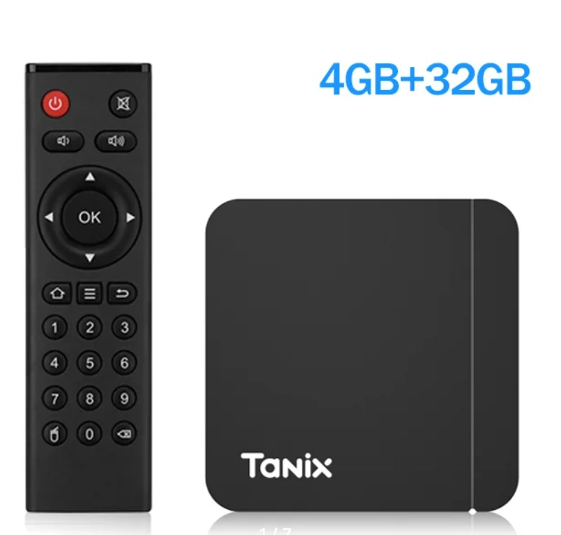 Tanix W2 4/32 GB smart-pristavkasi arzon