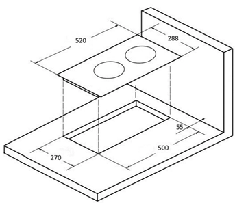 Варочная панель MONSHER MHI 33 (Индукционная) рассрочка
