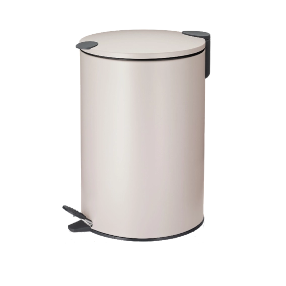 Ведро для мусора с педалью бежевое, 12 л KELA Mats купить