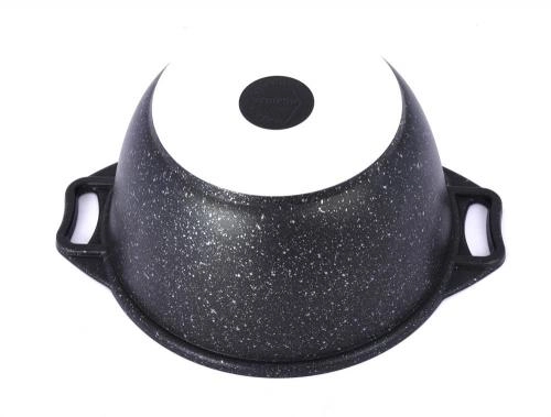 «Mramornaya» turkumidan 6 l Kukmara kastryuli (qoramtir, oqish, qahva rangli, pista rangli) - rasm №4 «Mramornaya» turkumidan 6 l Kukmara kastryuli (qoramtir, oqish, qahva rangli, pista rangli) O'zbekistonda