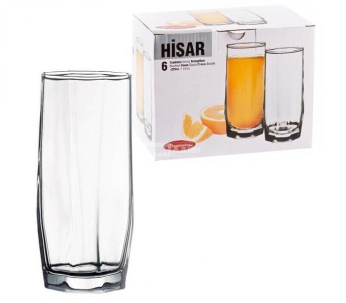 Стакан PASABAHCE ХИСАР 42858 225мл 6шт недорого