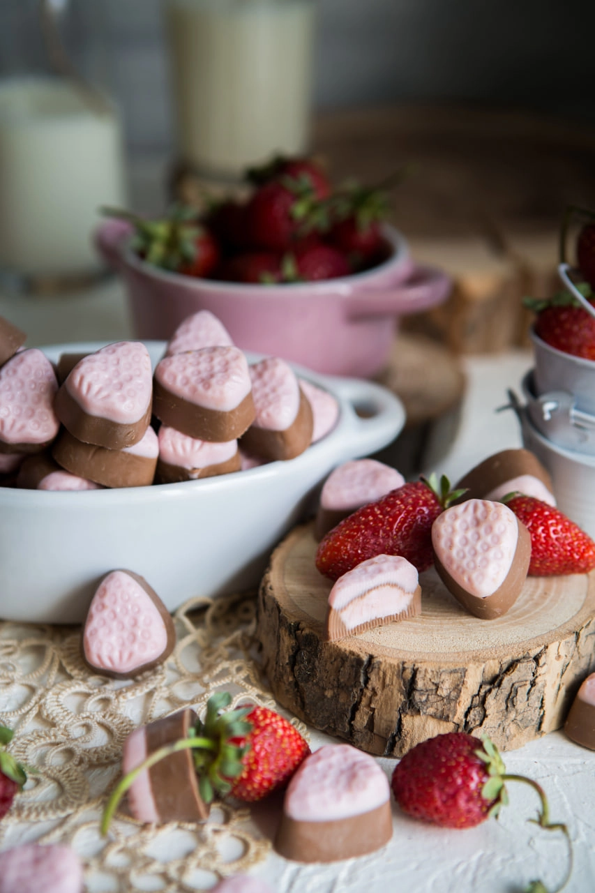 Maxsus tayyorlangan qulupnay, 500 g sotib olish