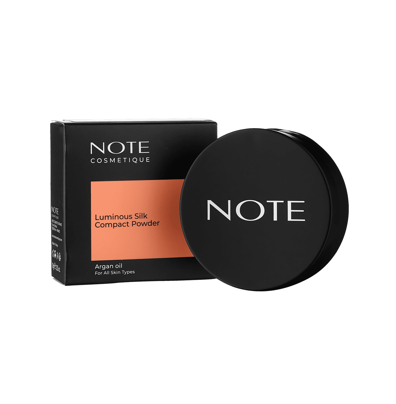 NOTE LUMINOUS SILK COMPACT POWDER 02 (10 g) yuz upasi sotib olish