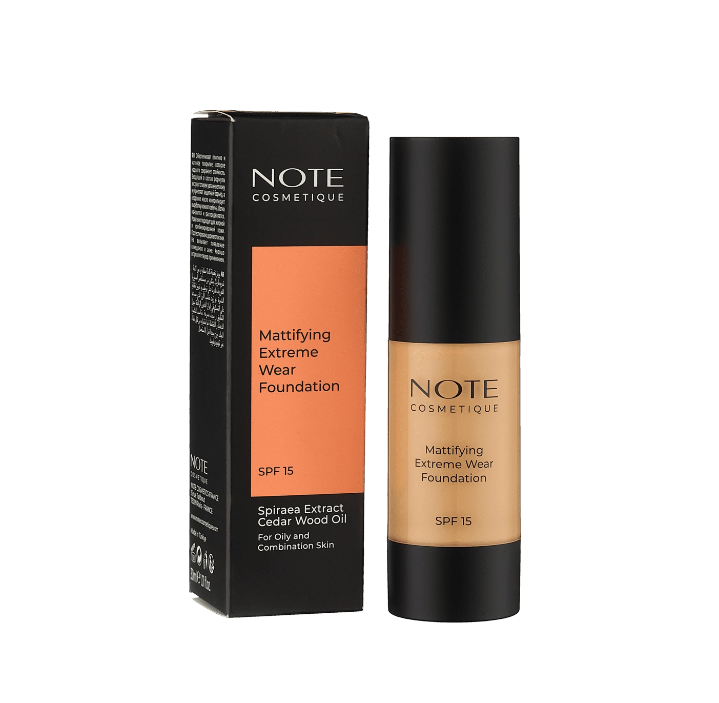 Тональный крем  NOTE MATTIFYING EXTREME WEAR FOUNDATION 101 SPF15 (30 мл) купить