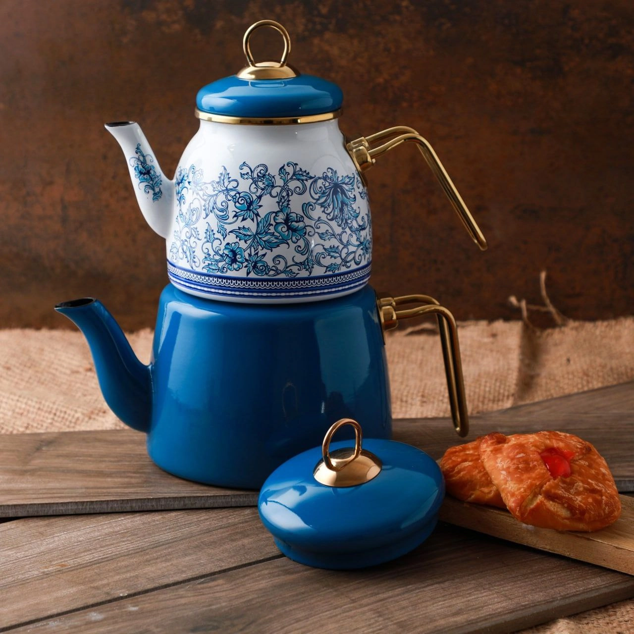 Life Smile Элит Класс Эмалированный Чайник NMLT-1C недорого