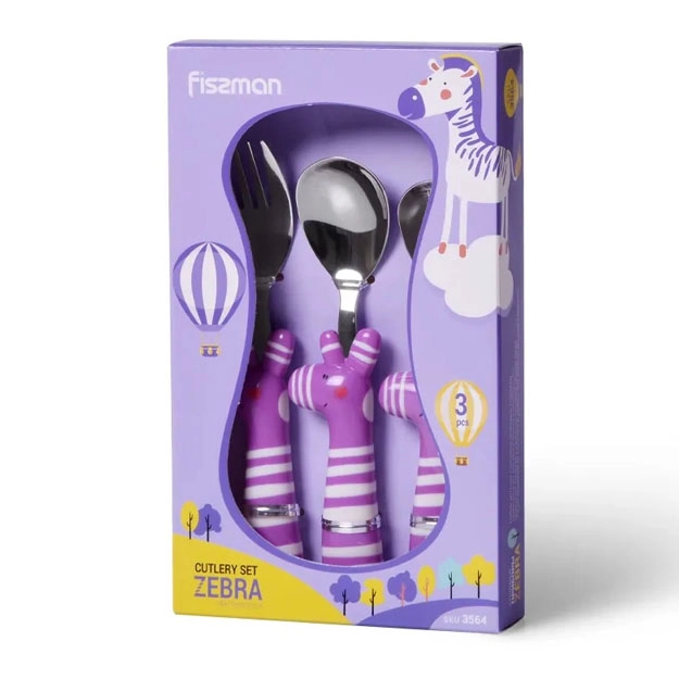 Набор столовых приборов "Зебра" Fissman 3 пр онлайн