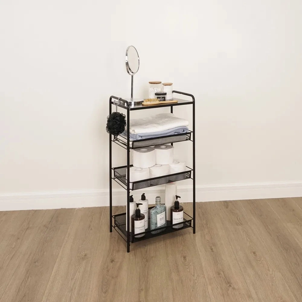 Этажерка Ладья 34КС (Черный) недорого