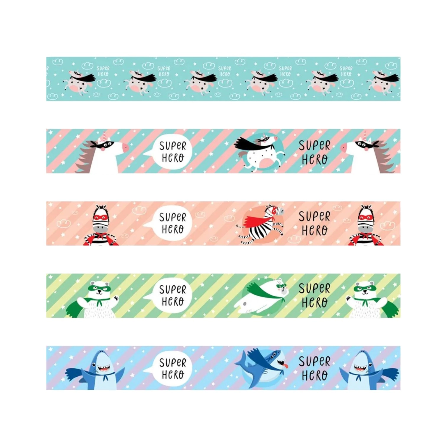 Закладки магнитные для книг, ArtSpace "Super Hero" блестки 10 шт купить