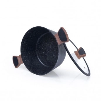 Fissman DIAMOND 28x13,5sm / 7,1l – shisha qopqoqli alyuminiy kastryul - rasm №3 Fissman DIAMOND 28x13,5sm / 7,1l – shisha qopqoqli alyuminiy kastryul arzon