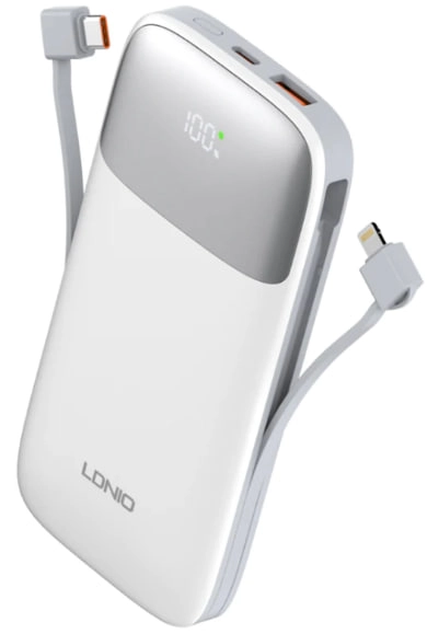 Внешний аккумулятор LDNIO PQ20 20000mAh белый купить