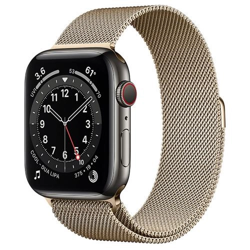 Смарт часы Apple Watch Series 6 GPS + 4G 40mm Stainless Steel Case with Milanese Loop Gold купить