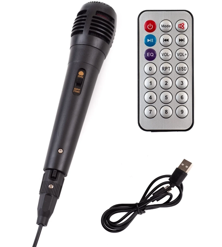 Sing-e ZQS6201 qora portativ kolonkasi + mikrofon O'zbekistonda