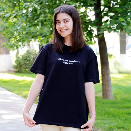 "Futbolkani asaxiydan olganman" Black futbolkasi arzon