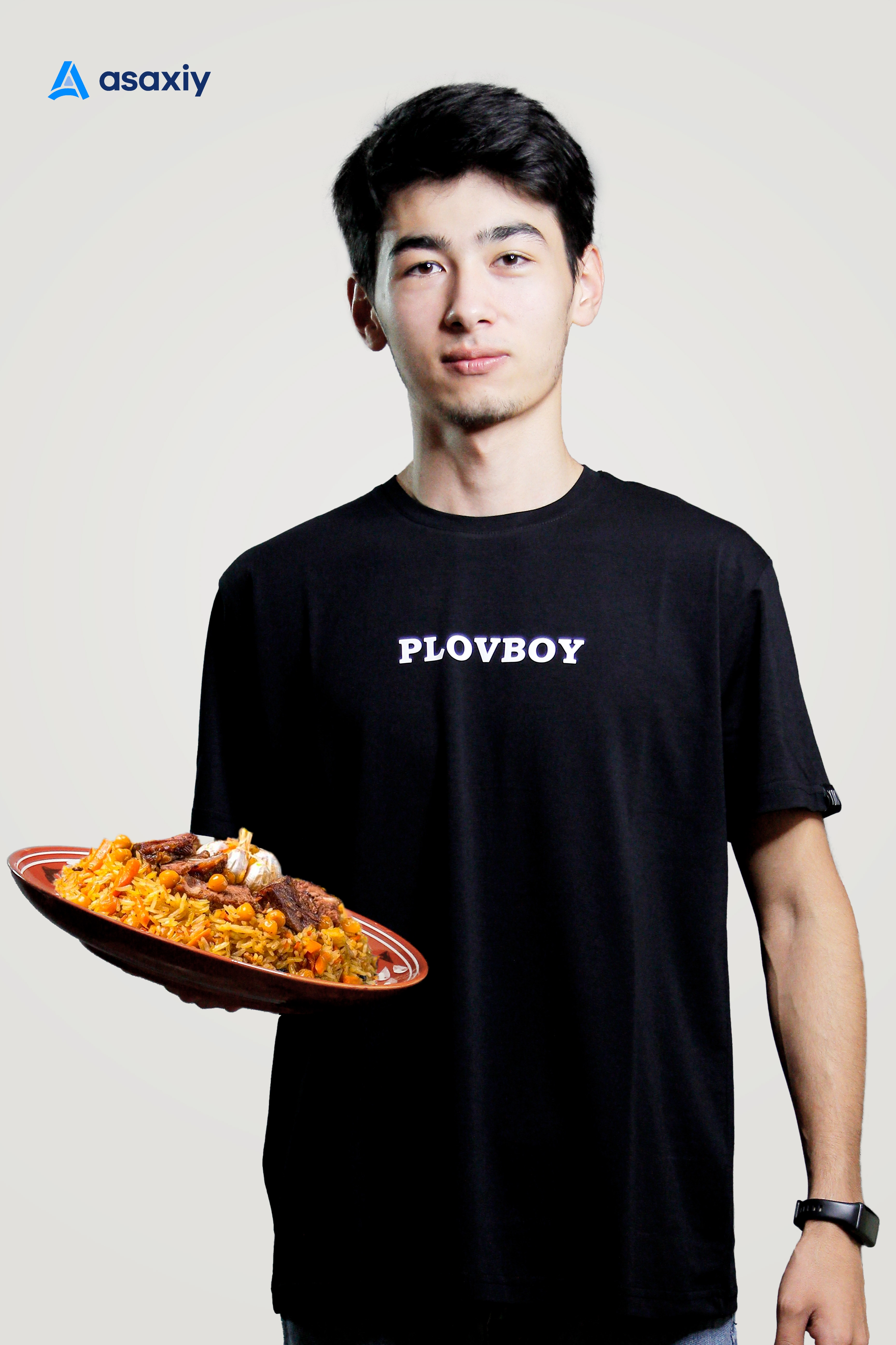 "PLOVBOY" Black futbolkasi M O'zbekistonda