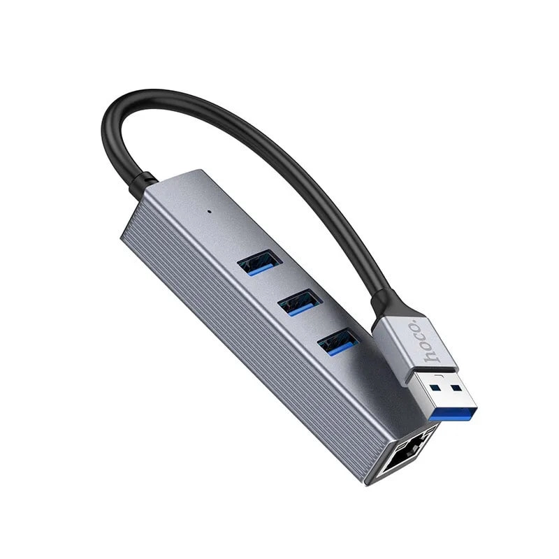 Hub Hoco HB34 USB-LAN adapteri O'zbekistonda