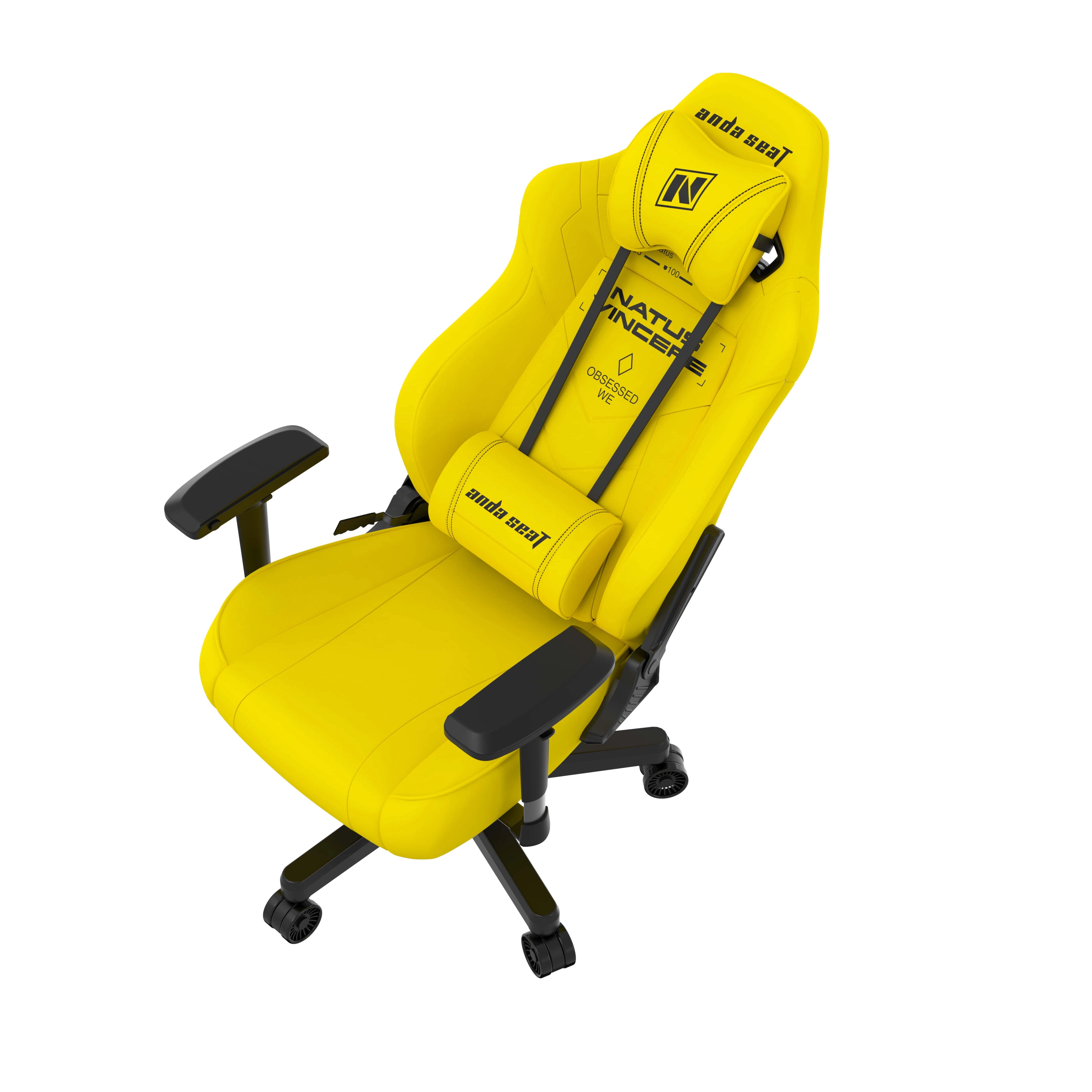 Anda Seat NAVI Edition Size L Yellow PVC o‘yin kreslosi onlayn