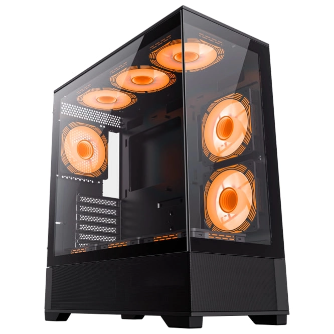 GameMax VISTA AB qora rangli kompyuter korpusi sotib olish