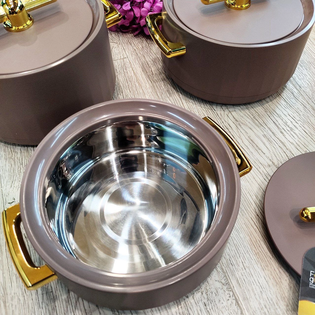 Термосы для еды Forever Gold 3 (1,5L / 2,5L / 3,5L) Brown в Узбекистане