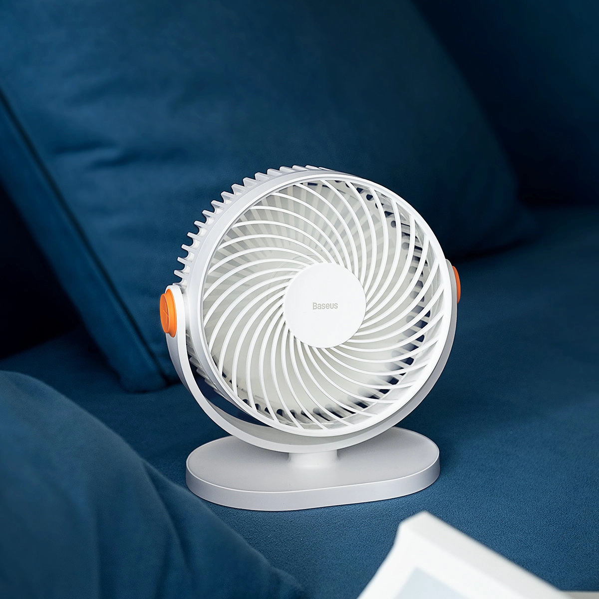 Baseus Serenity Desktop Fan oq mini-ventilyatori tez yetkazib berish