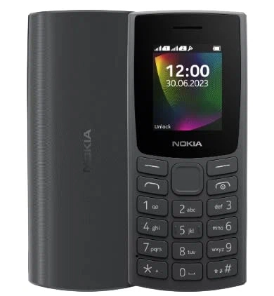 Nokia 106 (2023) Dual Sim qora telefoni sotib olish