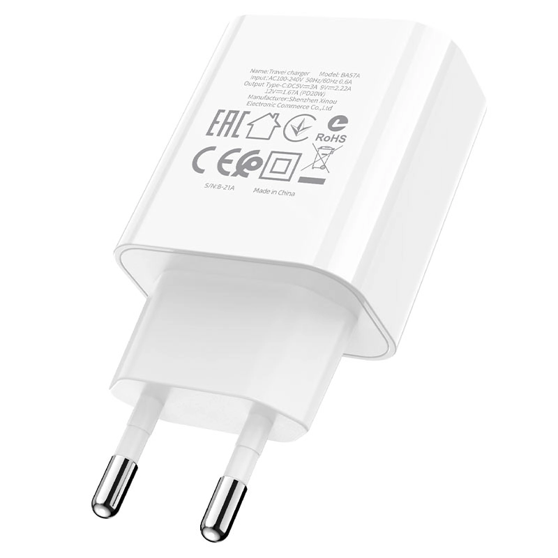 Borofone BA57A 20W zaryadlash qurilmasi - rasm №6 Borofone BA57A 20W zaryadlash qurilmasi bo'lib to'lash