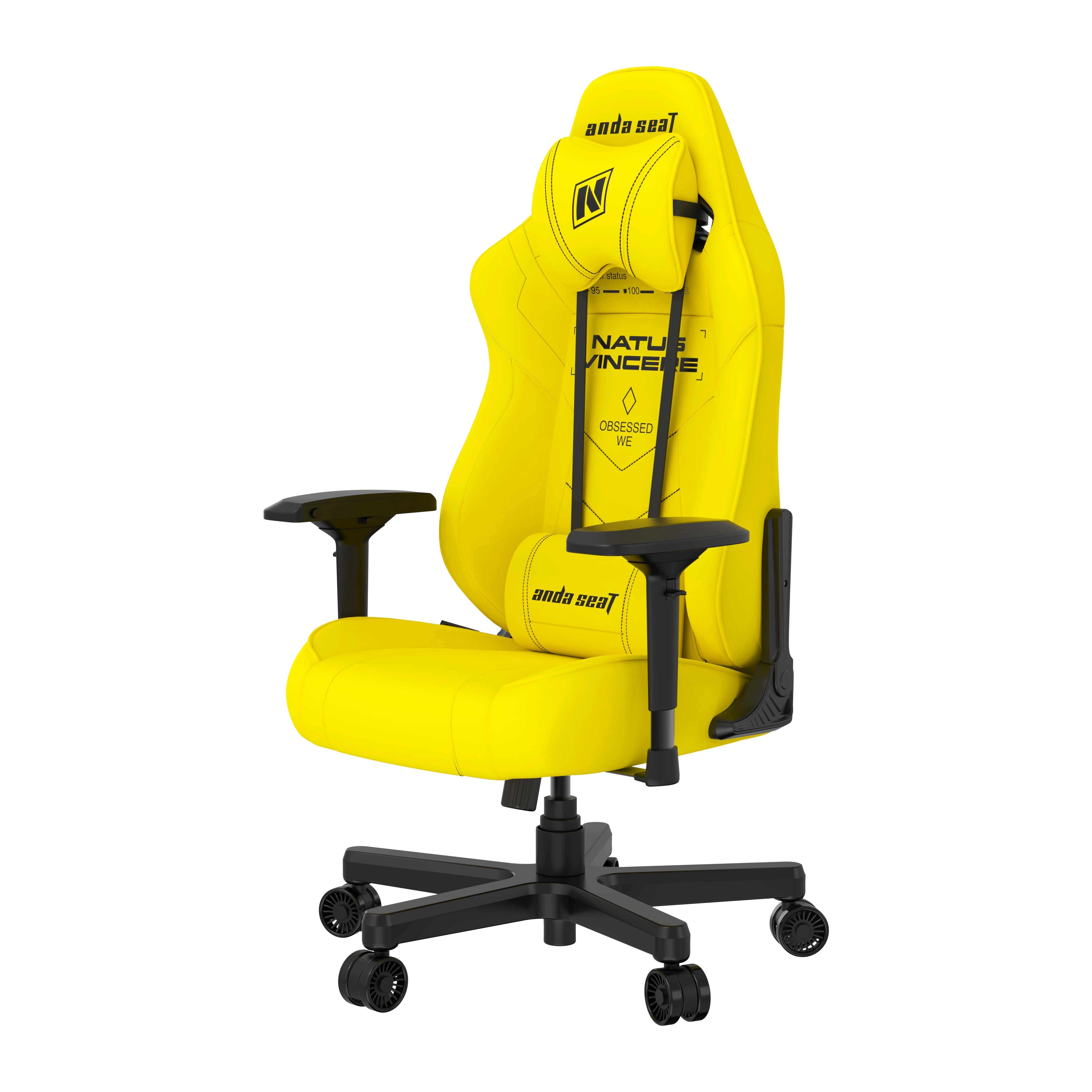 Anda Seat NAVI Edition Size L Yellow PVC o‘yin kreslosi arzon