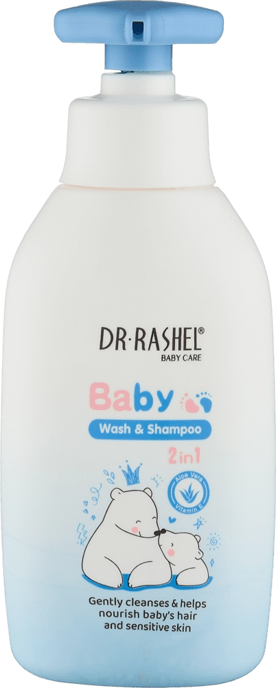 Детский шампунь ​​Dr.Rashel Baby 2 in 1 Wash And Shampoo 300ML недорого