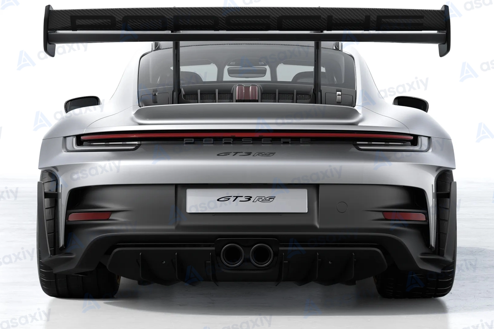 Weissach to'plami bilan Porsche 911 GT3 RS avtomobili. onlayn