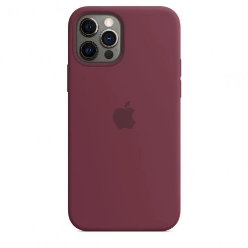 iPhone 12 pro max uchun silikon g‘ilof, Wine red sotib olish