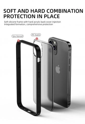 iPhone 12 mini uchun zarbaga chidamli g‘ilof, Black arzon