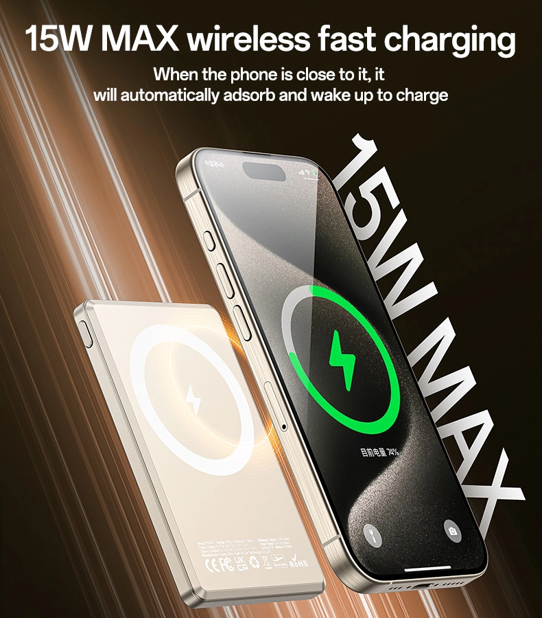 Портативное зарядное устройство Yesido Ultra Slim YP66 в Узбекистане