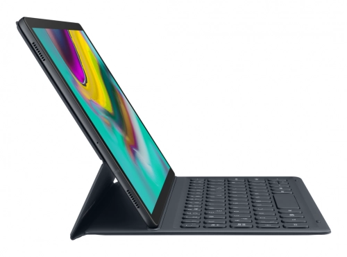 Чехол-клавиатура Keyboard Cover для Samsung Galaxy Tab S5e (русские и английские буквы) недорого