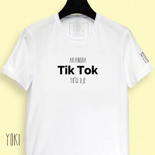 Футболка YOKI "Akangda Tik Tok yo'q uje" купить