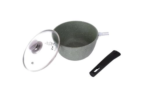 Ковш Kukmara 1,5л линия Мраморная (Тёмный мрамор, Кофейный мрамор) с фото