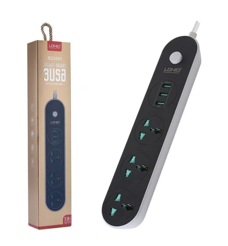 Удлинитель LDNIO SC3301 в Узбекистане