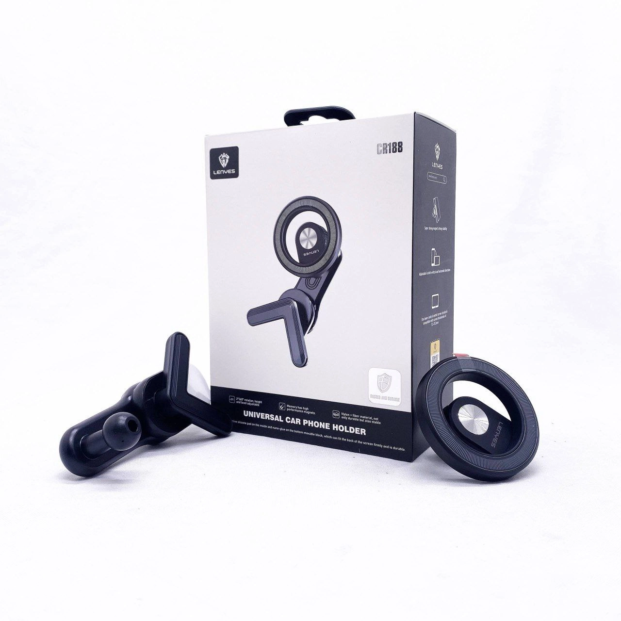 LENYES MagSafe CR188 avtomobil uchun magnitli telefon ushlagichi bo'lib to'lash