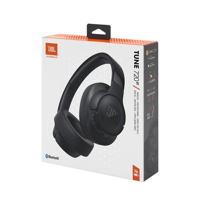 Беспроводные наушники JBL Tune 720BT черный. рассрочка