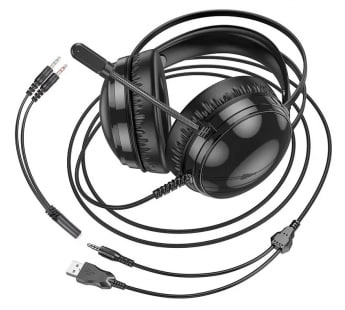 Borofone BO108 qora o'yin quloqchini O'zbekistonda