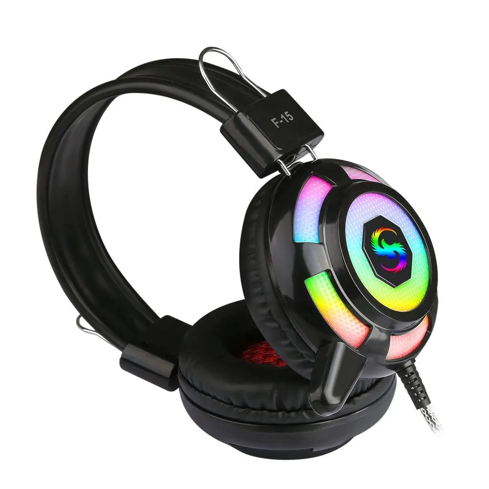 Проводные наушники Kubite F15 RGB USB в Узбекистане