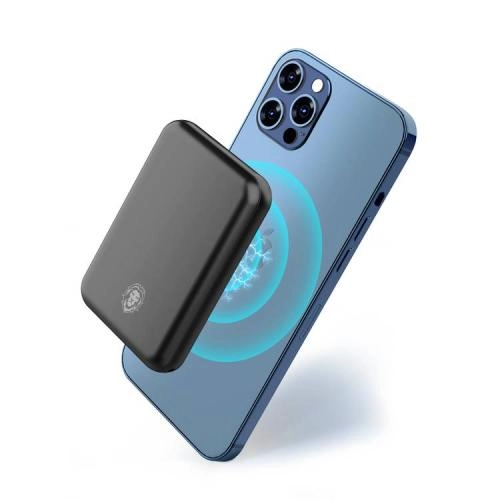 Powerbank Green Lion Magnetic Suction qora tashqi akkumulyatori onlayn